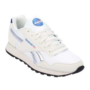 Reebok Unisex Adult Glide Suede Sneakers / White/Silver